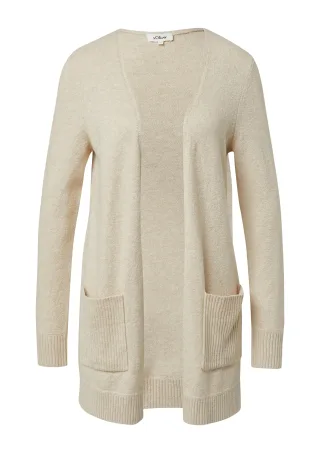 s.Oliver - Strickjacke beige - Gr. - 36