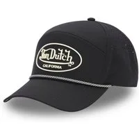 Von Dutch Baseball Cap Von Dutch Originals 6 Panel Cap - California - Rubber / Print (Basecap, 6 Panel Cap, Basecap) Luftlöcher