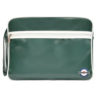Lambretta - Herren/Damen Unisex Tasche, Retro (Dunkelgrün/Weiß)