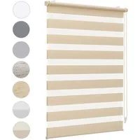 Doppelrollo Duo Rollo Klemmfix ohne Bohren für Fenster Rollos Jalousie Faltrollo, Sekey, freihängend, Klemmträger, Montage mit oder ohne Bohren möglich
