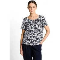 TOM TAILOR T-Shirt (1-tlg) Drapiert/gerafft