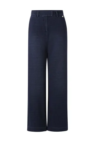 Rich & Royal - Indigo jersey pants midnight blue - Gr. - 34
