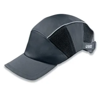 uvex Anstoßkappe u-cap premium mit langem Schirm - unisize grau/schwarz 52 cm - 64 cm - 9794300