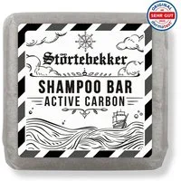 Störtebekker Festes Haarshampoo - Active Carbon - für porentiefe Reinigung, 1-tlg., mit 1% Salicylsäure