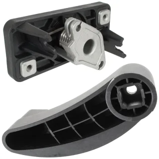 Türschloß Heckschloß Schloss Hecktür HINTEN LINKS + Türgriff Hebel 1356490080 735471000 für Fiat Ducato III / Citroen Jumper / Peugeot Boxer 2006-