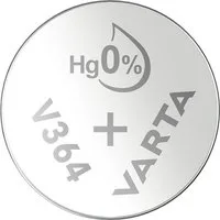 VARTA VARTA Knopfzelle Silver Oxide, 364 SR60, 1.55V, 10 Stück Knopfzelle