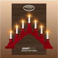 Weigla Lichterbogen Schwede, Weihnachtsdeko, Made in Germany (1-tlg), 7-flammig