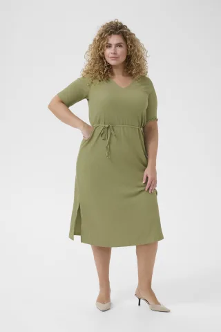 Jerseykleid Regular fit Oil Green
