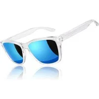 LuxusKollektion Retrosonnenbrille Sonnenbrille Polarisiert UV400 Herren Damen 1 Klarer Blau Verspiegelt