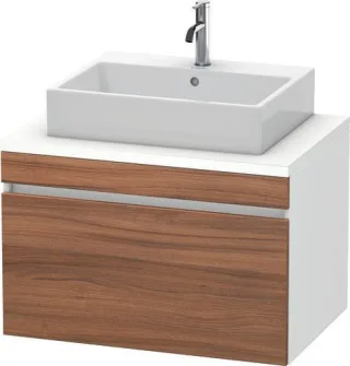 Duravit DuraStyle Konsolenwaschtischunterbau wandhängend Nussbaum & Weiß Matt 800x548x512 mm - DS531 DS531207918