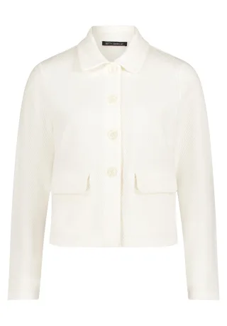 Betty Barclay - Sweatjacke Rohweiß - Gr. - 40