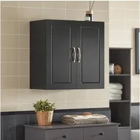 SoBuy Hängeschrank FRG231, Hängeschrank Badezimmerschrank Badschrank Wandschrank Küchenschrank, 30 x 60 x 60 cm, mit 2 Türen, Bad, Küche