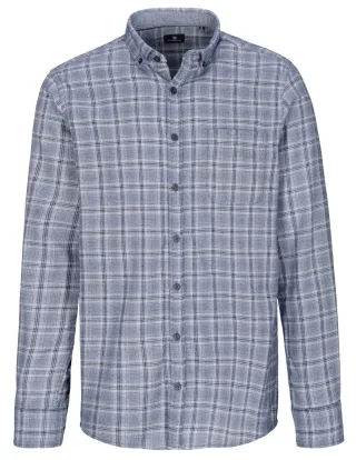 BASEFIELD - He.-Freizeithemd 1/1 true navy mel. - Gr. - XXL