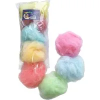 Erwin Hennecken GmbH Bastelfilz REGENBOGEN-WATTE, Bunte Watte, Colorwatte, farbig gemischt 100g.