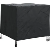 vidaXL Gartenmöbel-Schutzhülle Möbelbezug Schwarz 64 x 64 x 65 cm 210D Oxford Stoff (1-St)