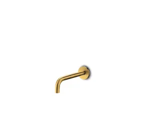 JEE-O Slimline Wandauslauf 90 für Waschtisch und Wanne, lang, PVD gold matt, 800-3815 800-3815