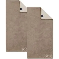 JOOP! Handtuch 2 Stück Joop! Handtuch Classic 1720-30 sand 50x100, Walkfrottier (2-St), Baumwolle