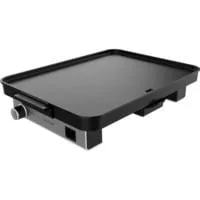 Tischgrill Magnet 1800, Elektro-Grillplatte schwarz/silber, 1.800 Watt