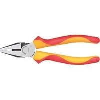 red VDE-Kombizange, 180mm rot/gelb, 2-Komponenten-Griff