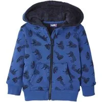 lupilu Fleecejacke Jungen Sweatjacke Jacke mit flauschigem Teddyfleece