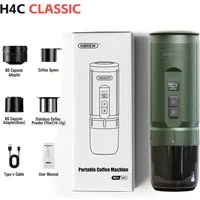 HiBREW Kapselmaschine, 20 Bar Druck, 7500mAh entnehmbarere Batterie