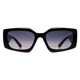 Guess GF6200 01B glÃ¤nzende schwarz lila Sonnenbrille mit Farbverlauf