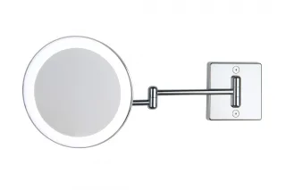 Koh-I-Noor DISCOLOLED Direkter Stromanschluss. Doppelarm Ø 23 , Chrom, C35/2KK2 C35/2KK2