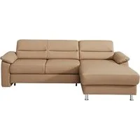 sit&more Ecksofa Ascara L-Form, inklusive Boxspring/Federkern-Polsterung, wahlweise mit Schlaffunktion