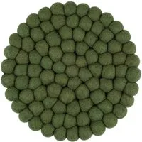 myfelt Topfuntersetzer Filzkugel Topfuntersetzer ⌀ 20 cm, Schurwolle