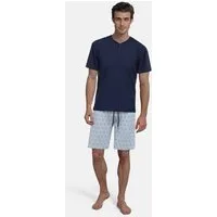 bugatti Shorty Florenz (2 tlg) V-Ausschnitt, Kurzarm, kurze Hose, mit Logo