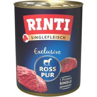 RINTI Singlefleisch Exclusive Ross pur 24x800 g
