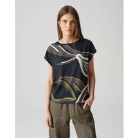 OPUS Print-Shirt SOPIKA PRINT Regular aus fließendem Materialmix