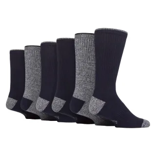 6 Paar wasserabweisende mittelschwere Outdoorsocken für Herren zum Wandern und Spazierengehen
