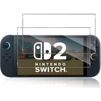 MSM Displayschutzglas 2X Schutzglas für Nintendo Switch 2 Panzerfolie Display Schutz 9H