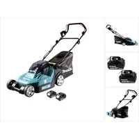 Makita Akkurasenmäher DLM 382 F2 Akku Rasenmäher 36 V (2x 18 V) 38 cm 40 l + 2x Akku 3,0