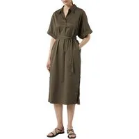 comma Sommerkleid mit Bindegürtel
