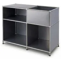 Floordirekt Sideboard Metall Concept Epure MK-030 Metallregal Stauraumfach, 3 Ablagen, B88×T40×H65 cm