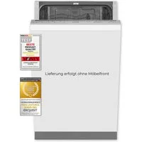 exquisit vollintegrierbarer Geschirrspüler EGSP1009-E-030E silber, 9 l, 9 Maßgedecke, Kompakt und ideal für kleine, schmale Nischen, kleine(Single)Haushalte