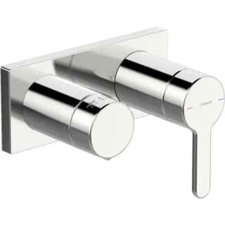 Hansa Hansadesigno Fertigmontageset 44519583 UP-Einhebelmischer, mit 2-Wege-Umstellung, chrom