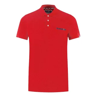 Aquascutum Unisex Erwachsenen Polo-Shirt mit Logo in Box (Rot)