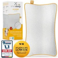 smartsleep Kopfkissen Kinderkissen, Nackenstützkissen, Ergonomisches Kids Comfort Pillow, Füllung: Memory-Schaum, Seitenschläfer, Rückenschläfer, Bauchschläfer, Einzelkissen, Kissen mit Luftkanälen, formstabil für Kinder