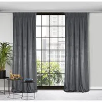 Design91 Vorhang Samtvorhänge 140x270 cm 135x300 cm (1 St), Kräuselband, blickdicht, Samt, Wohnzimmer Tunnelzug