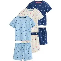 Next Pyjama Kurze Schlafanzüge, 3er-Pack (6 tlg)