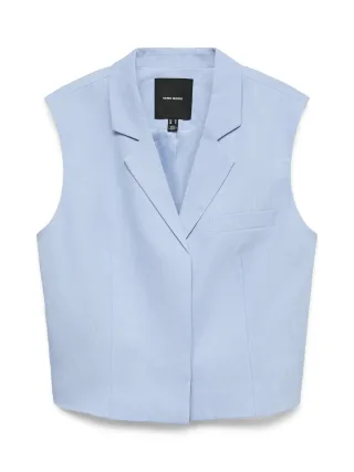VERO MODA - VMNILLE SL WAISTCOAT Brunnera Blue - Gr. - 42