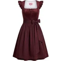 Krüger Madl Dirndl Dirndl Tisha 60cm Länge bordeaux
