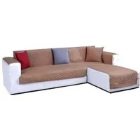 LIANNA Sofahusse Wasserabweisende Sofahusse, gesteppt, wendbar für L-Sofa
