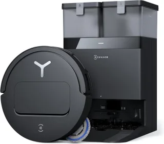 Ecovacs Deebot T50 Pro Omni Gen2 [Saug- & Wischroboter 180 Minuten 260ml + 55ml 21.000Pa inkl. Absaug-/Reinigungsstation] schwarz