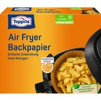 Toppits Backpapier für Airfryer Ø 20 cm, 20 Stück