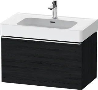 Duravit D-Neo Waschtischunterbau wandhängend Eiche Schwarz Matt 784x452x440 mm - DE4277010160000 DE4277010160000