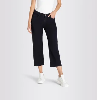 MAC - MAC JEANS - RICH CULOTTE, Authentic stretch gabardine blau - Gr. - 34/OL